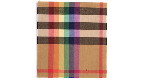 burberry rainbow check